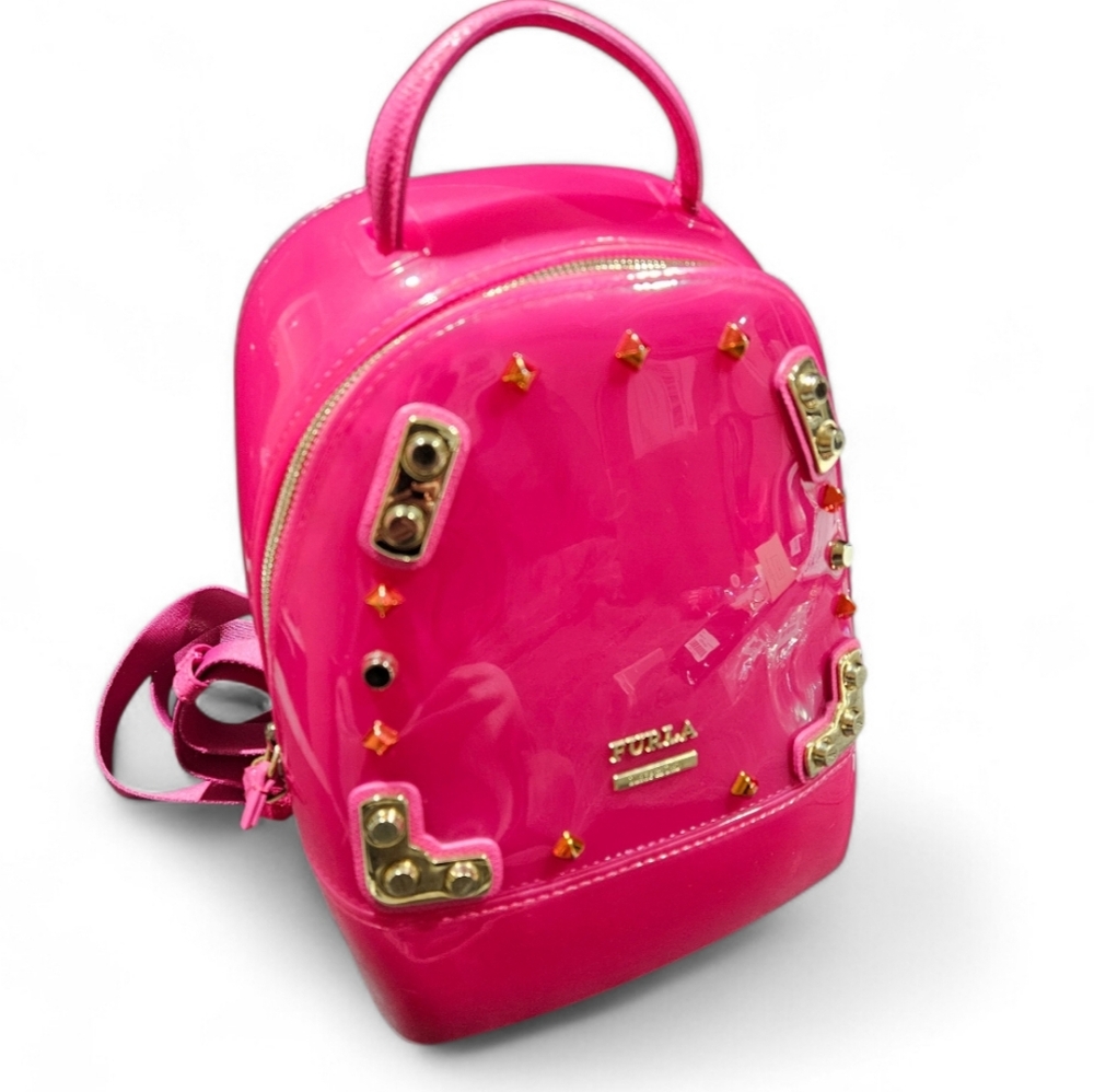FURLA Candy Mini Pink Backpack - Picture 3 of 7